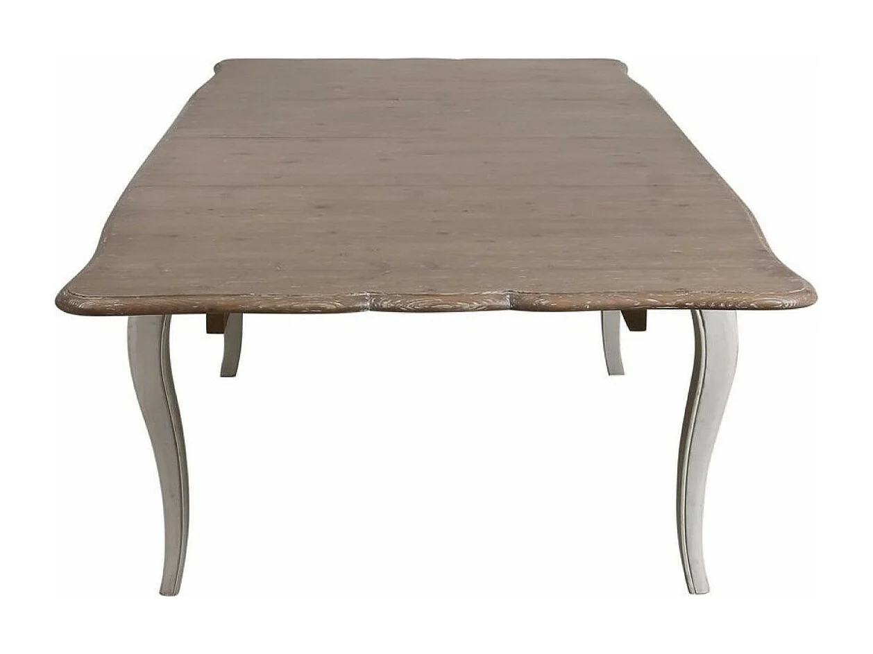 Table rectangulaire extensible Bois Blanc - Château Interior's