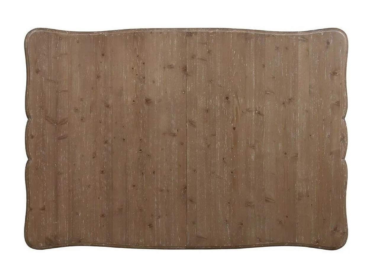 Table rectangulaire extensible Bois Blanc - Château Interior's