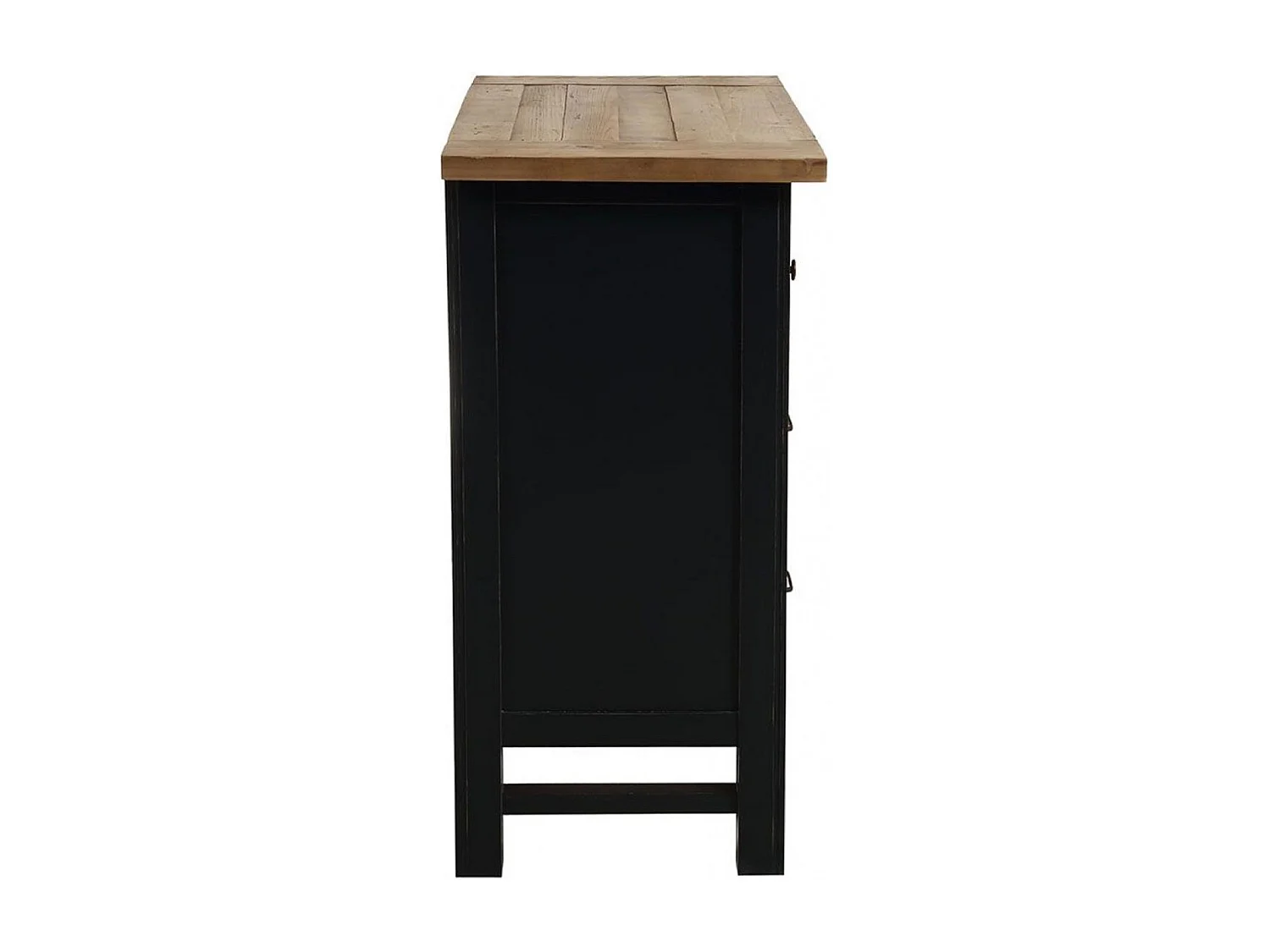 Commode 5 tiroirs MDF Noir - Rivages Interior's