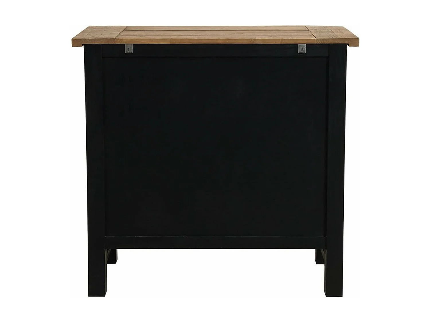 Commode 5 tiroirs MDF Noir - Rivages Interior's