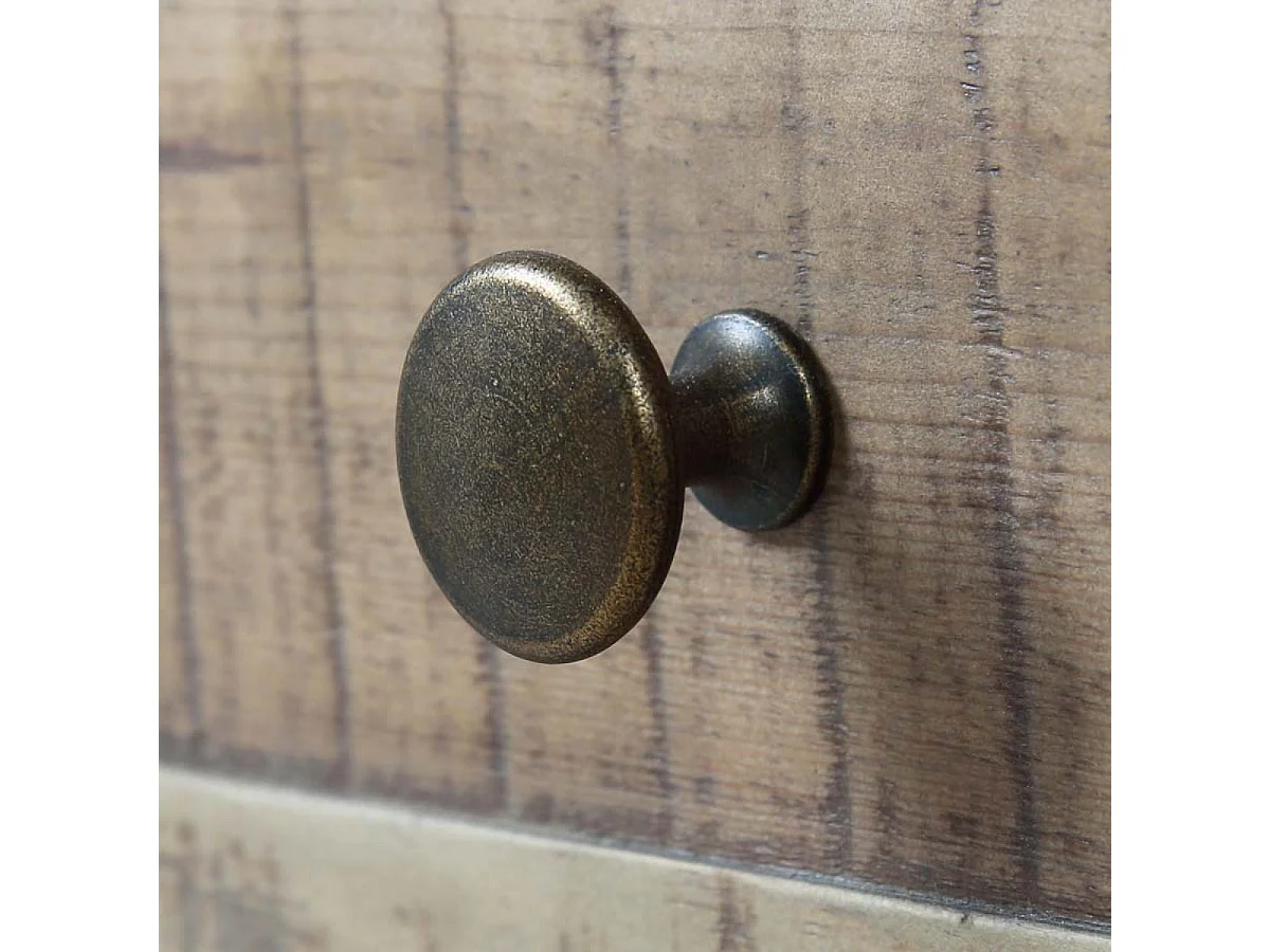 Commode 5 tiroirs Bois Blanc - Rivages Interior's