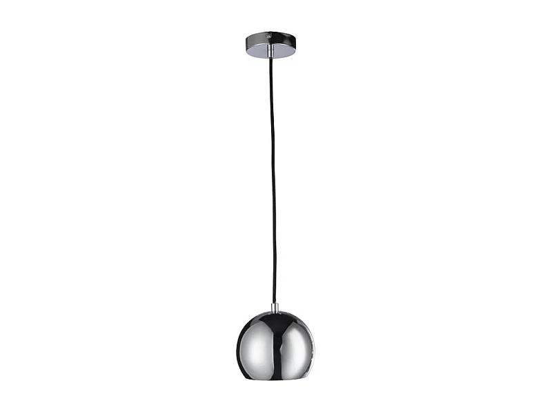 Lampe Suspension en Métal "Round" 15cm Argent