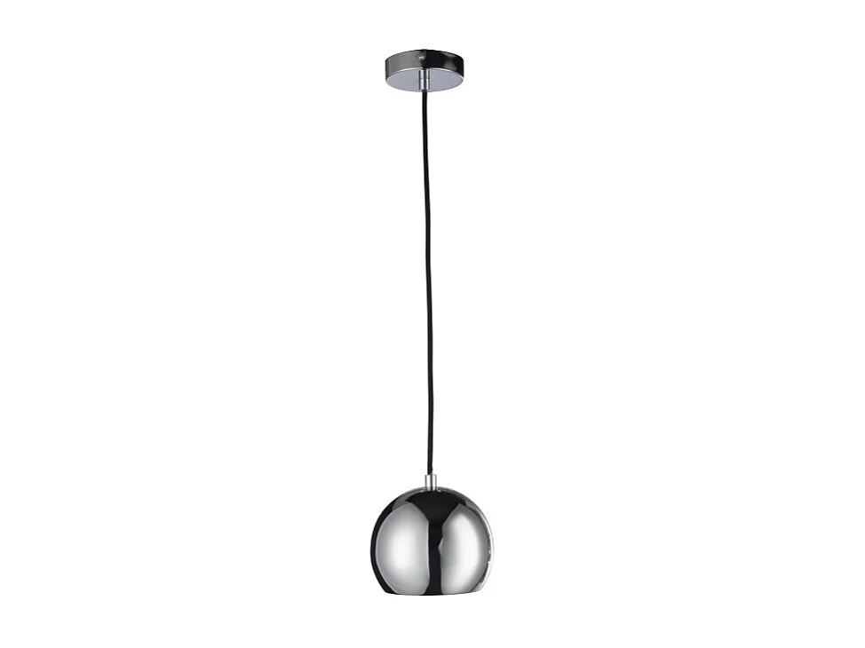 Lampe Suspension en Métal "Round" 15cm Argent