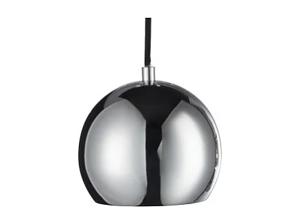 Lampe Suspension en Métal "Round" 15cm Argent
