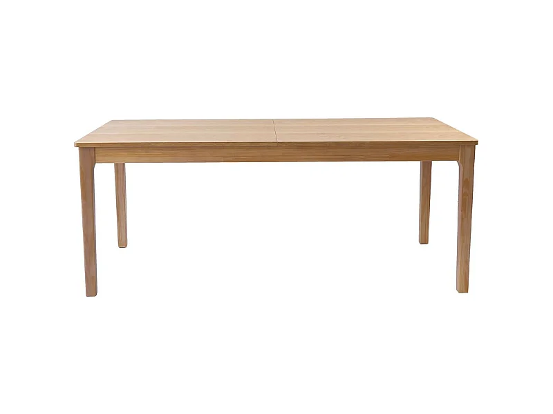 Table à manger extensible effet bois 8/10 personnes 190/260 cm - Polly