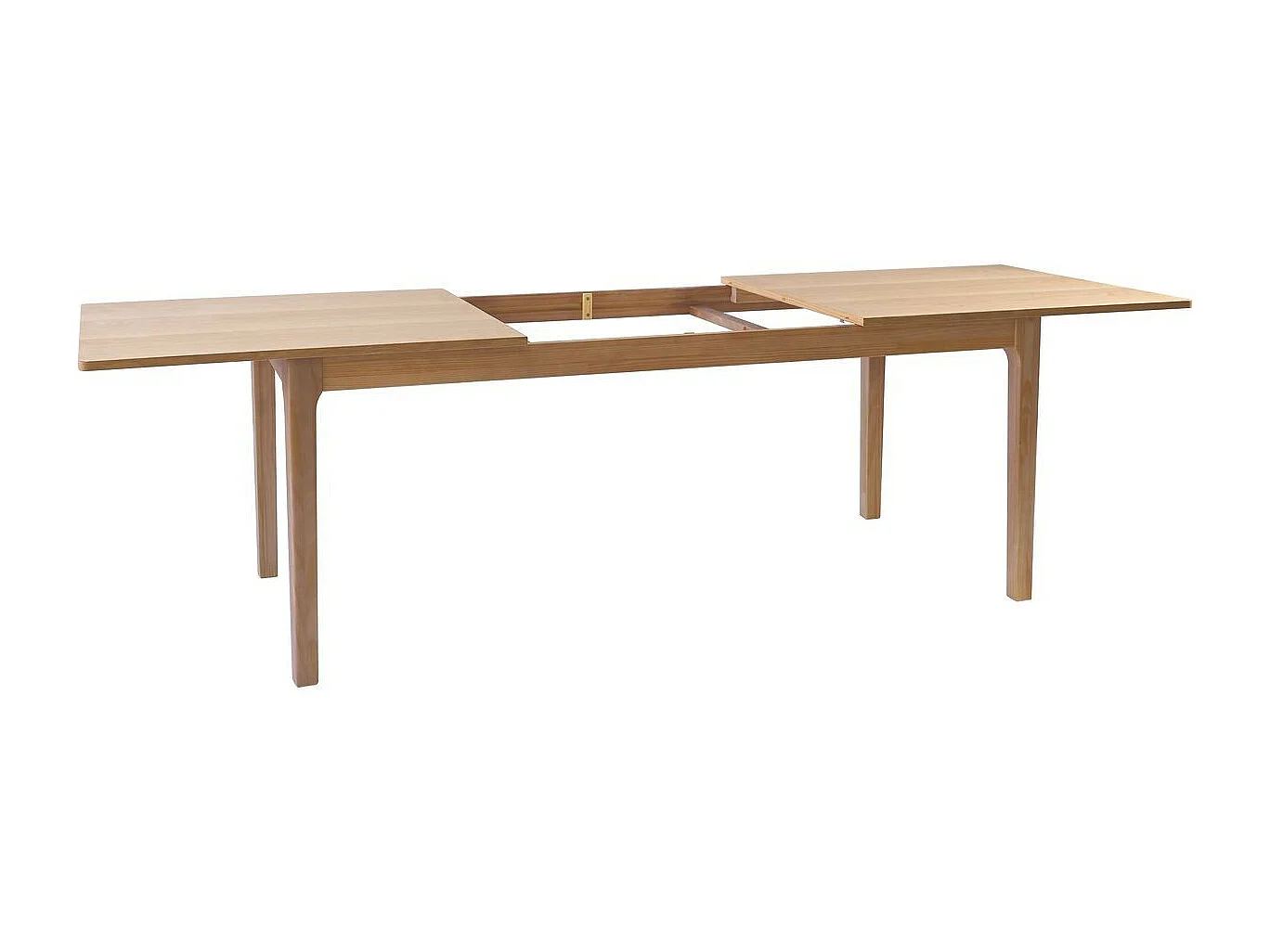 Table à manger extensible effet bois 8/10 personnes 190/260 cm - Polly
