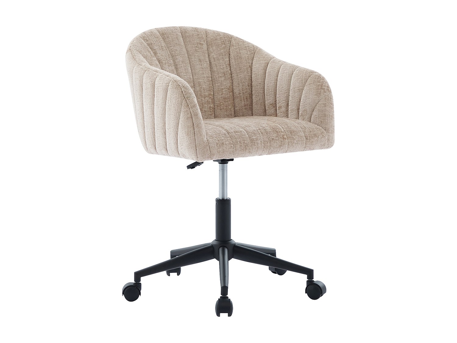 Bürostuhl - Stoff - Beige - Höhenverstellbar - TOSILI günstig online kaufen