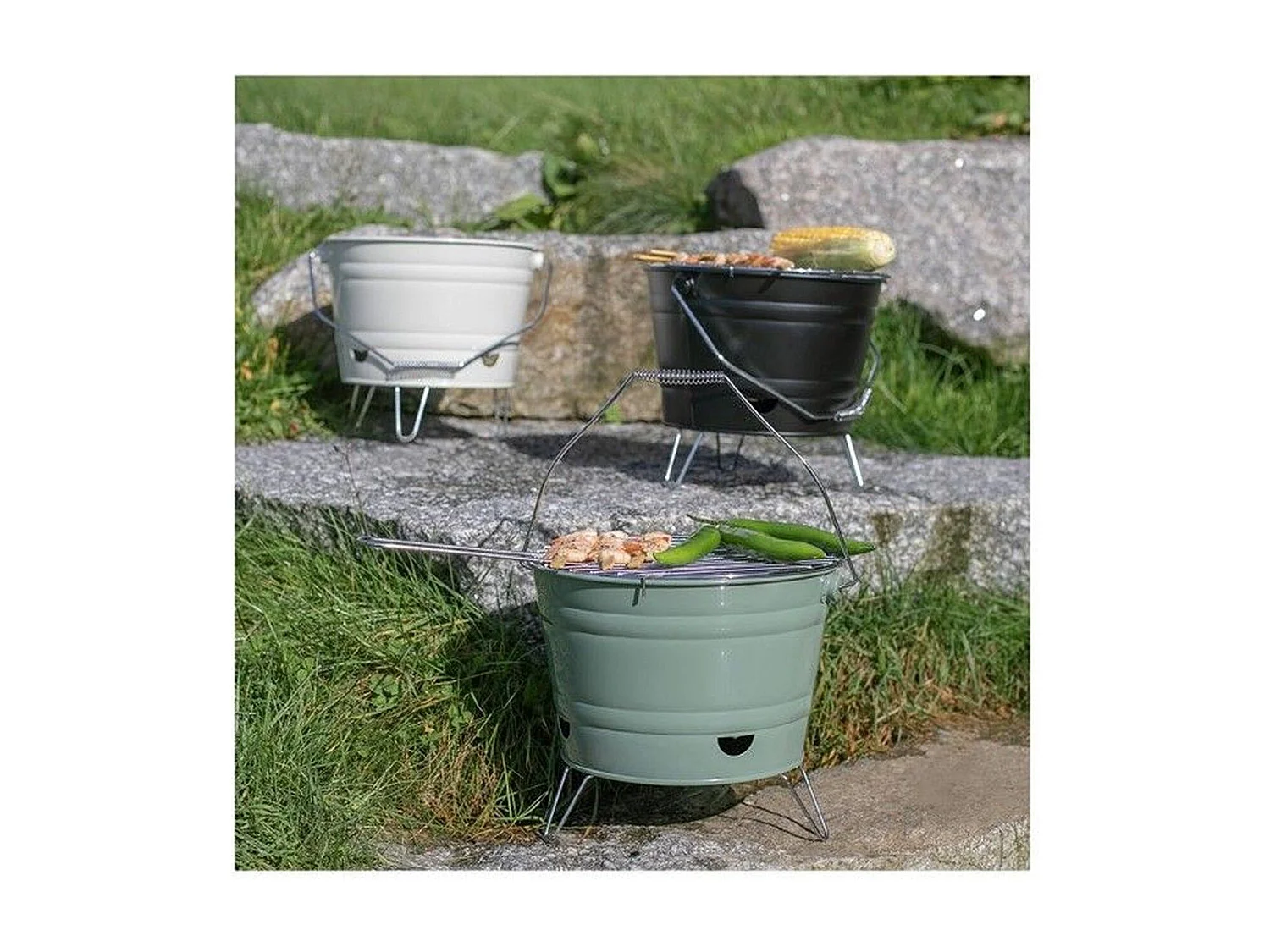 Livoo Barbecue à charbon 27cm noir - DOC327N