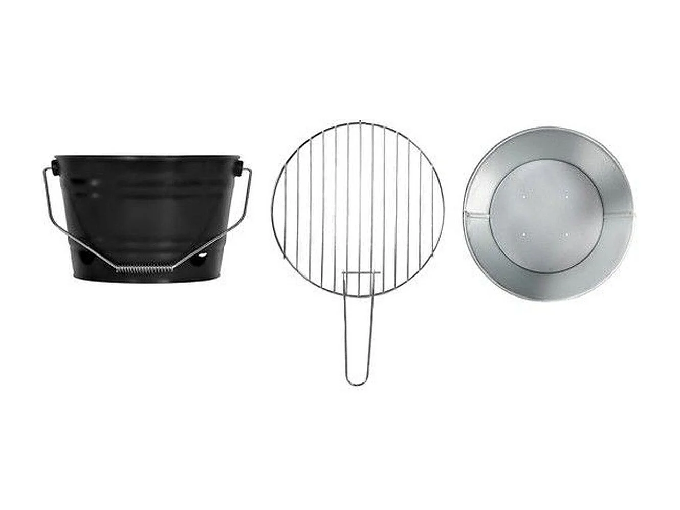 Livoo Barbecue à charbon 27cm noir - DOC327N