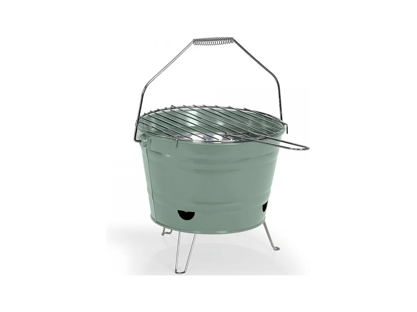 Livoo Barbecue à charbon 27cm vert - DOC327V