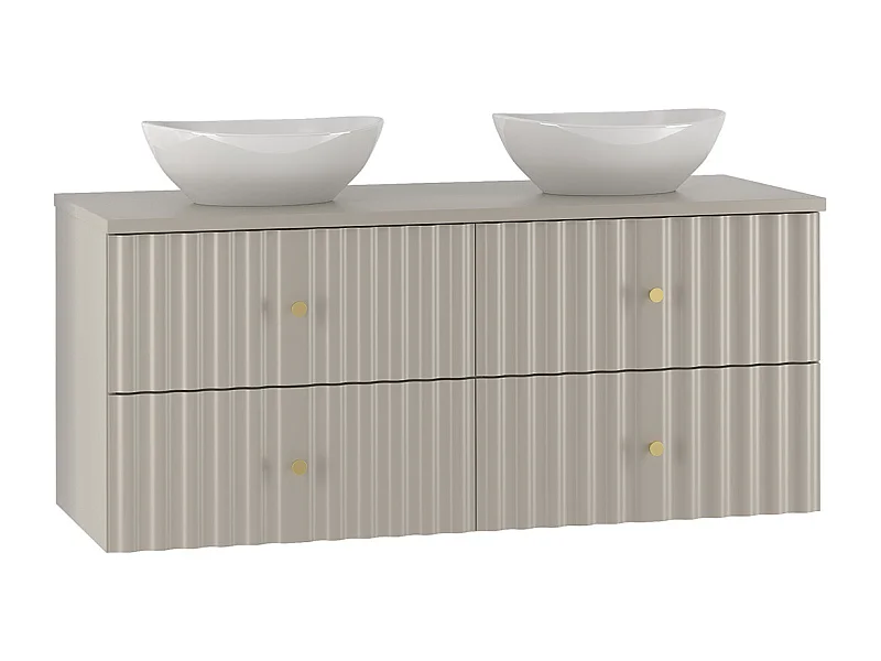 Meuble double vasque 120cm Izae Cachemire