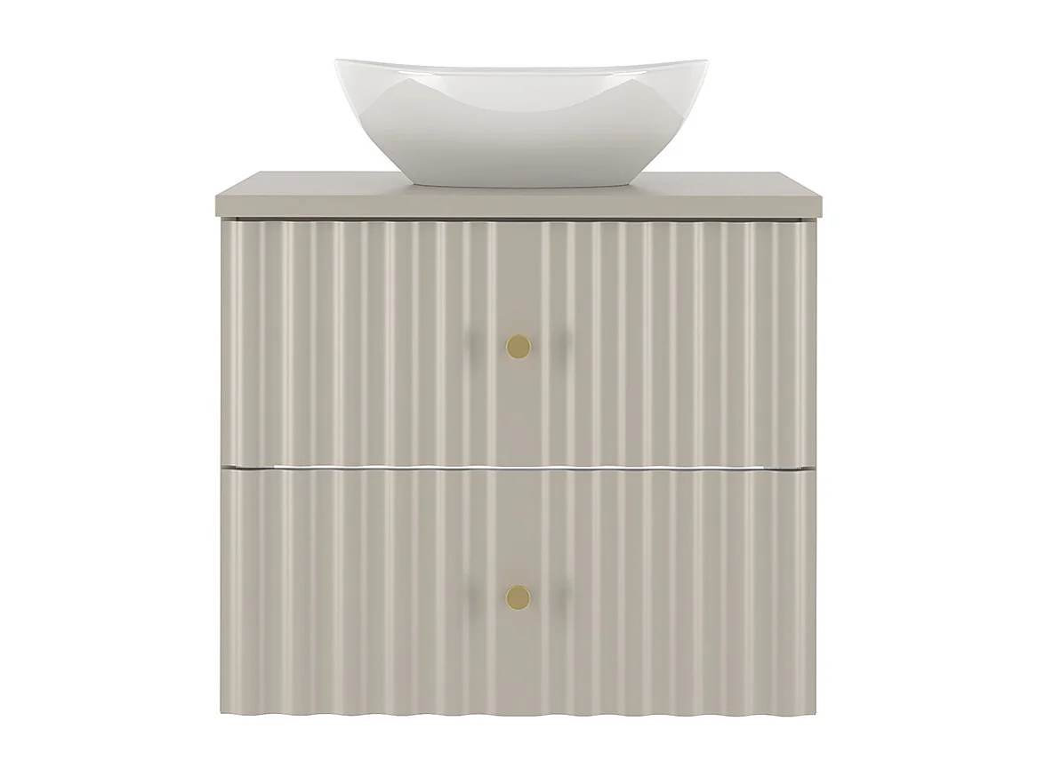 Meuble simple vasque 60cm Izae Cachemire