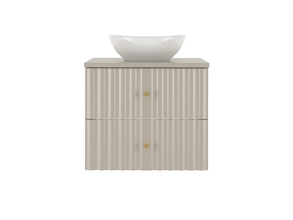 Mobile bagno con lavabo Izae cachemire 60cm