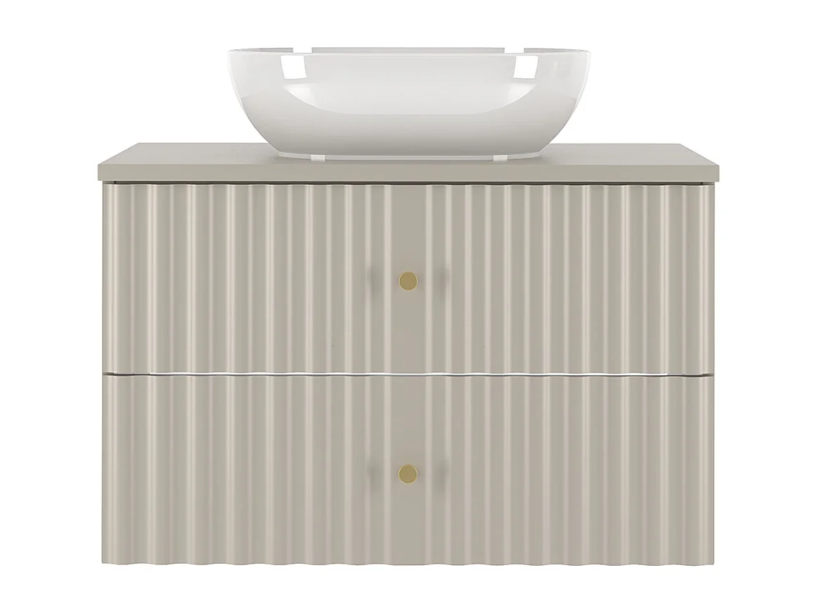 Meuble simple vasque 80cm Izae Cachemire