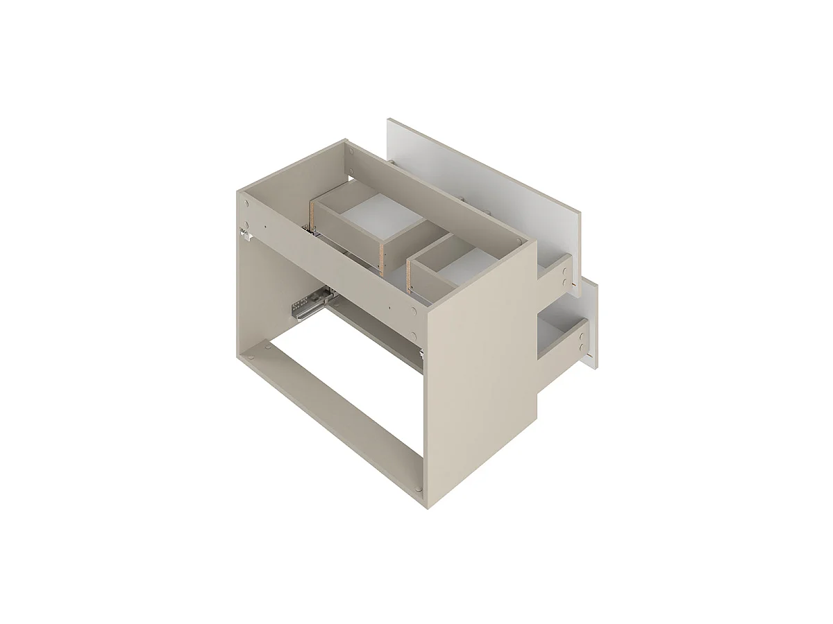 Mueble lavabo individual 80cm Izae Cachemira