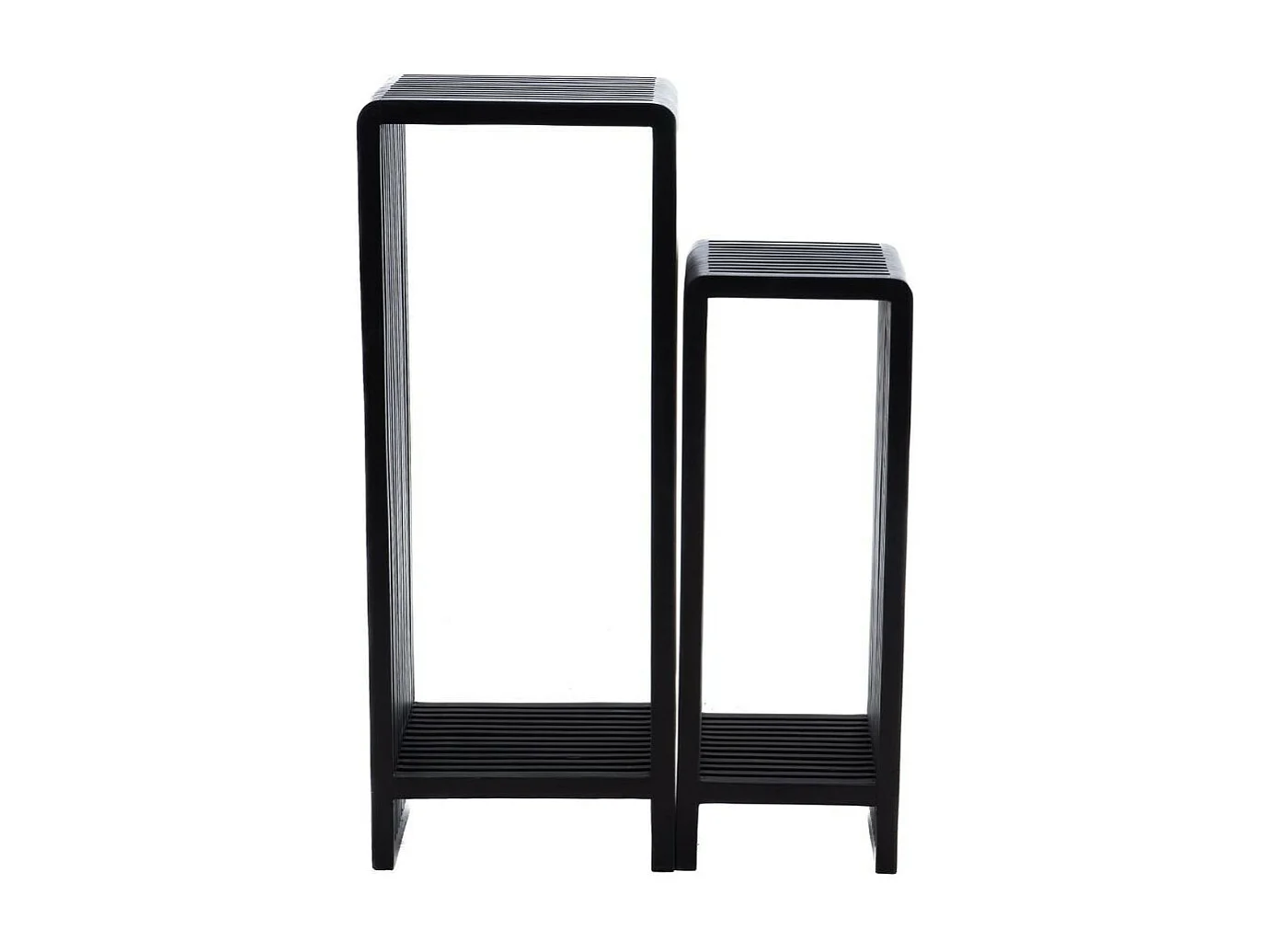 Sellettes en teck recyclé (set de 2) - MILAN