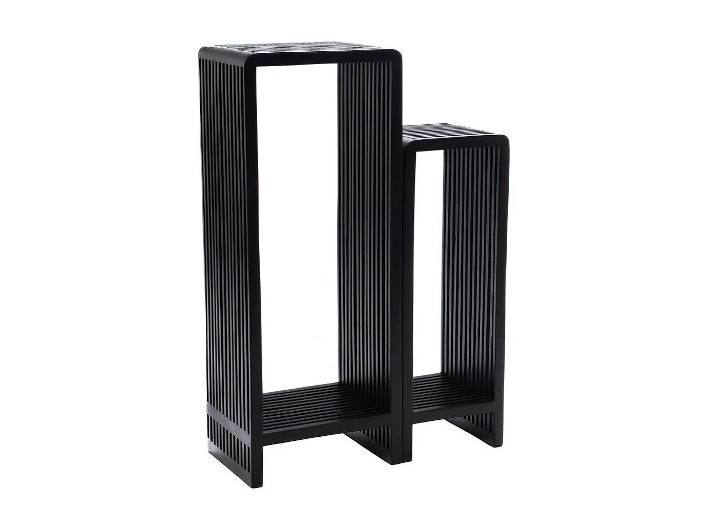 Sellettes en teck recyclé (set de 2) - MILAN