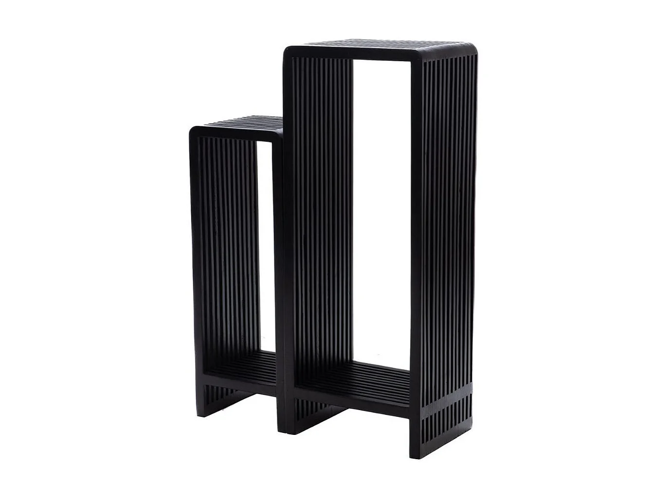 Sellettes en teck recyclé (set de 2) - MILAN