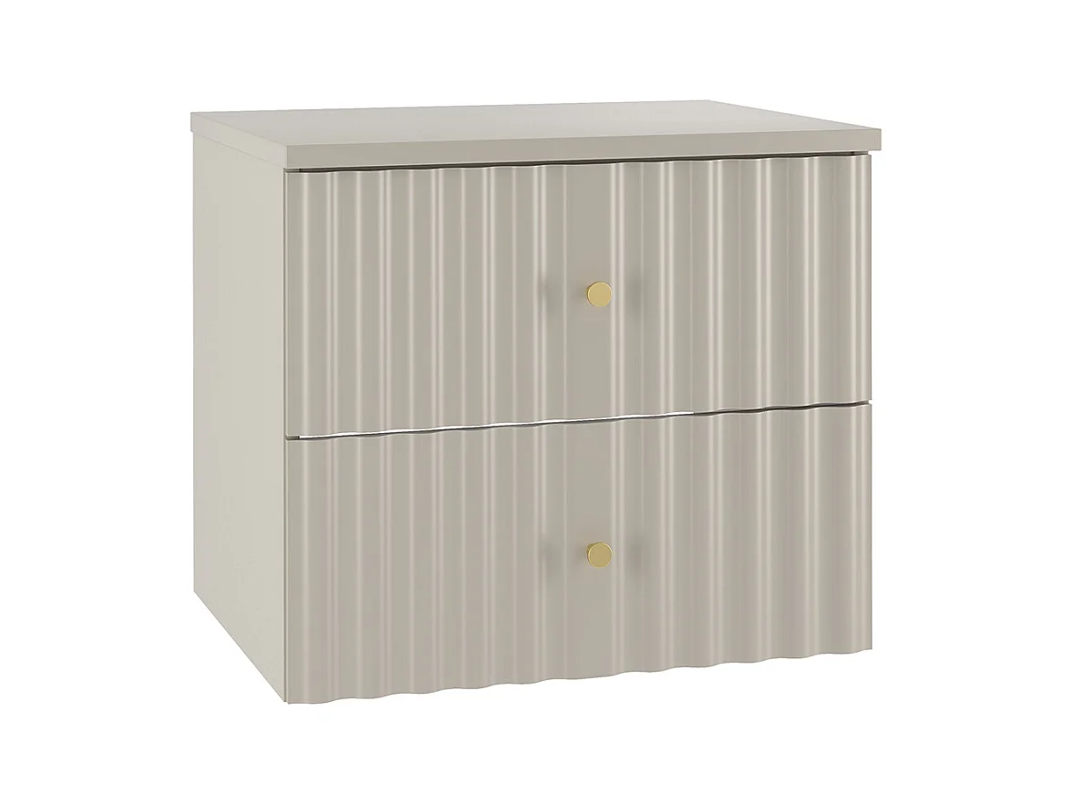 Wastafelonderbouw 60cm badmeubel Izae Cachemire