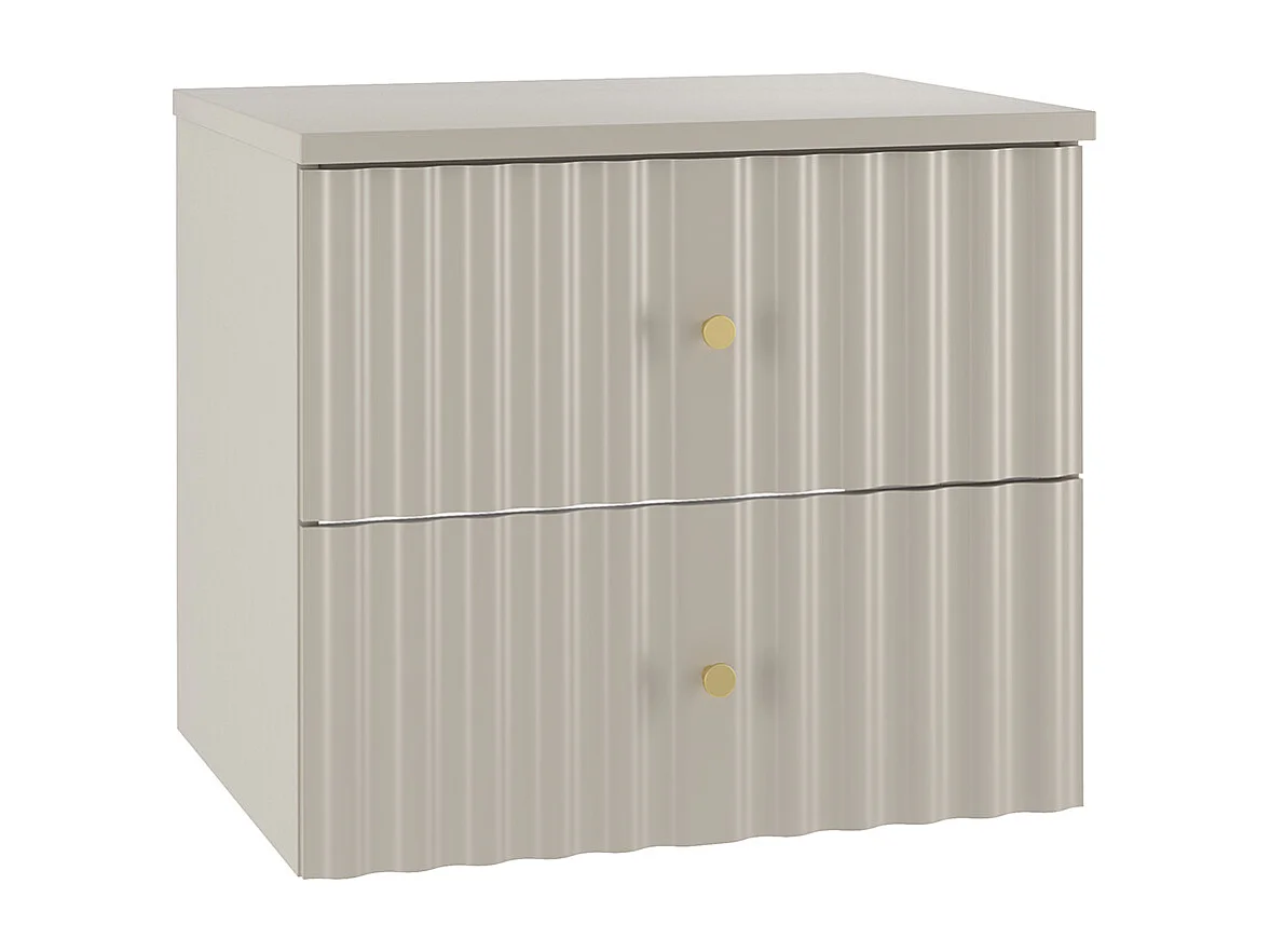 Meuble sous-vasque 60cm plan de toilette Izae Cachemire