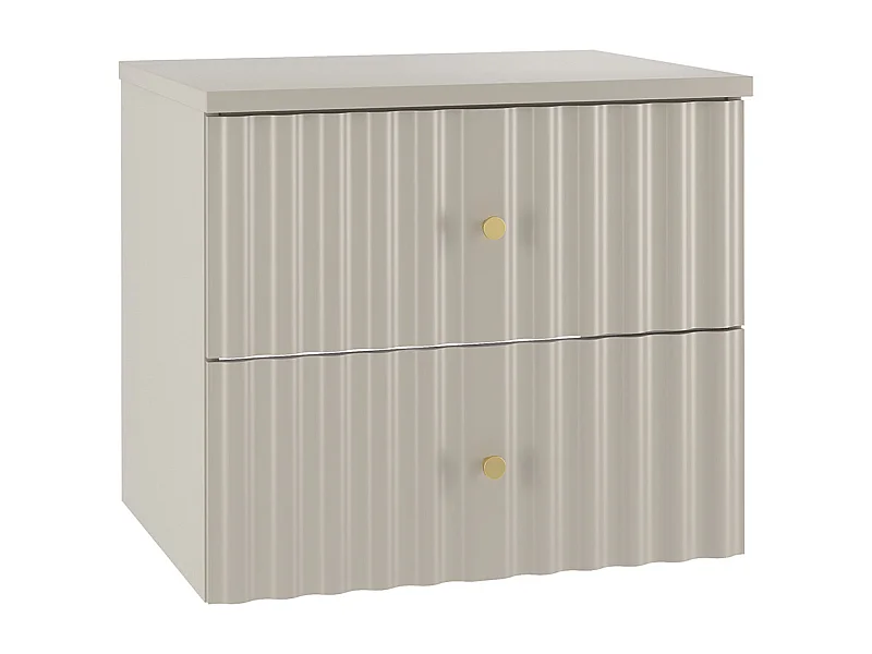 Meuble sous-vasque 60cm plan de toilette Izae Cachemire