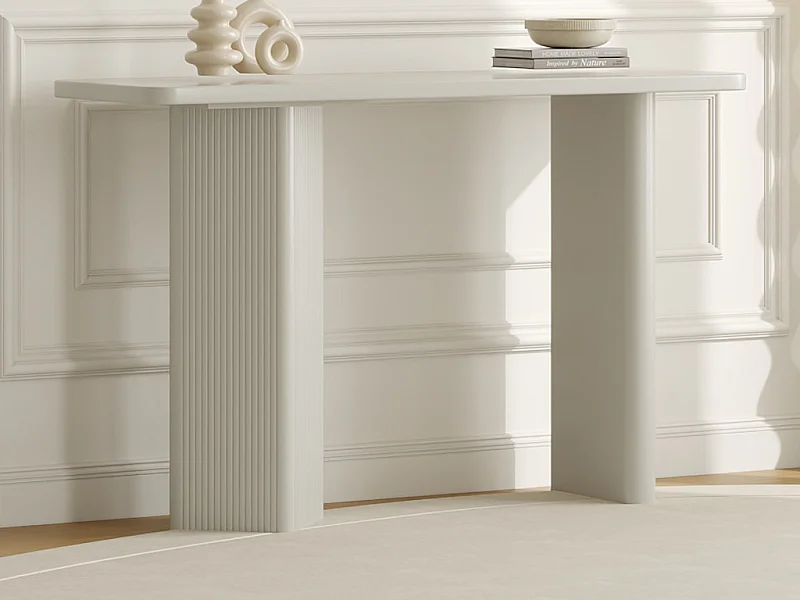 Console en MDF - Beige - KAVELINE