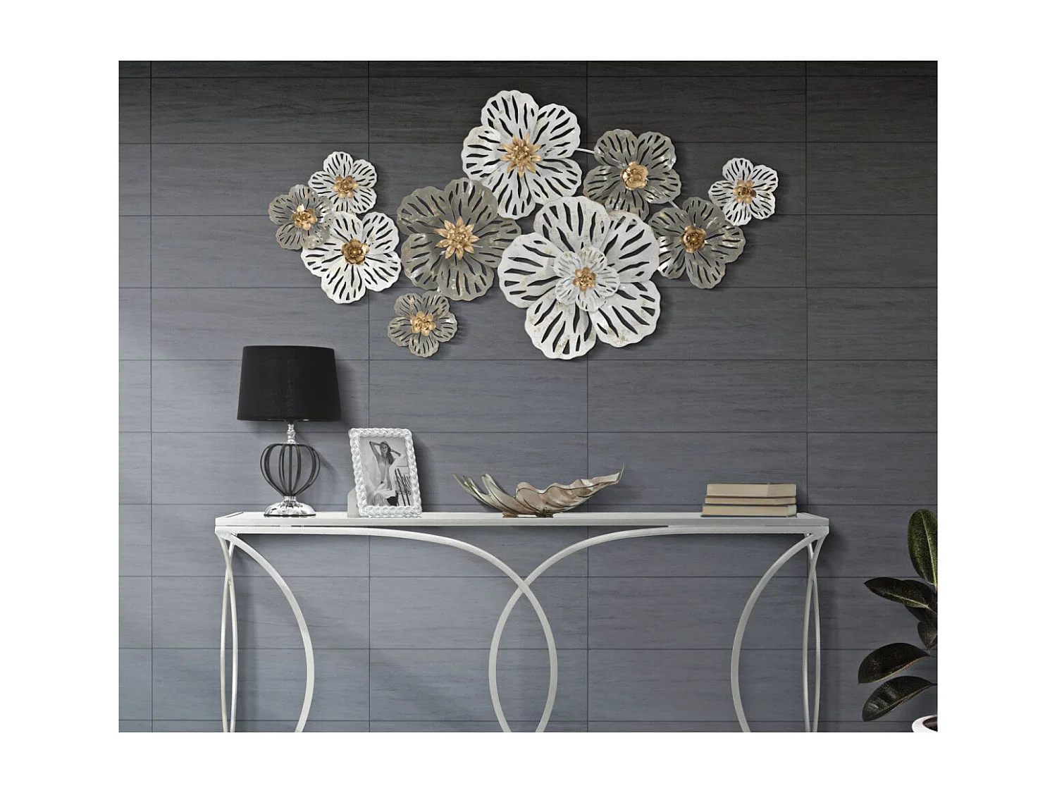 LORY IJZEREN PANEEL 140X10X74,5 CM