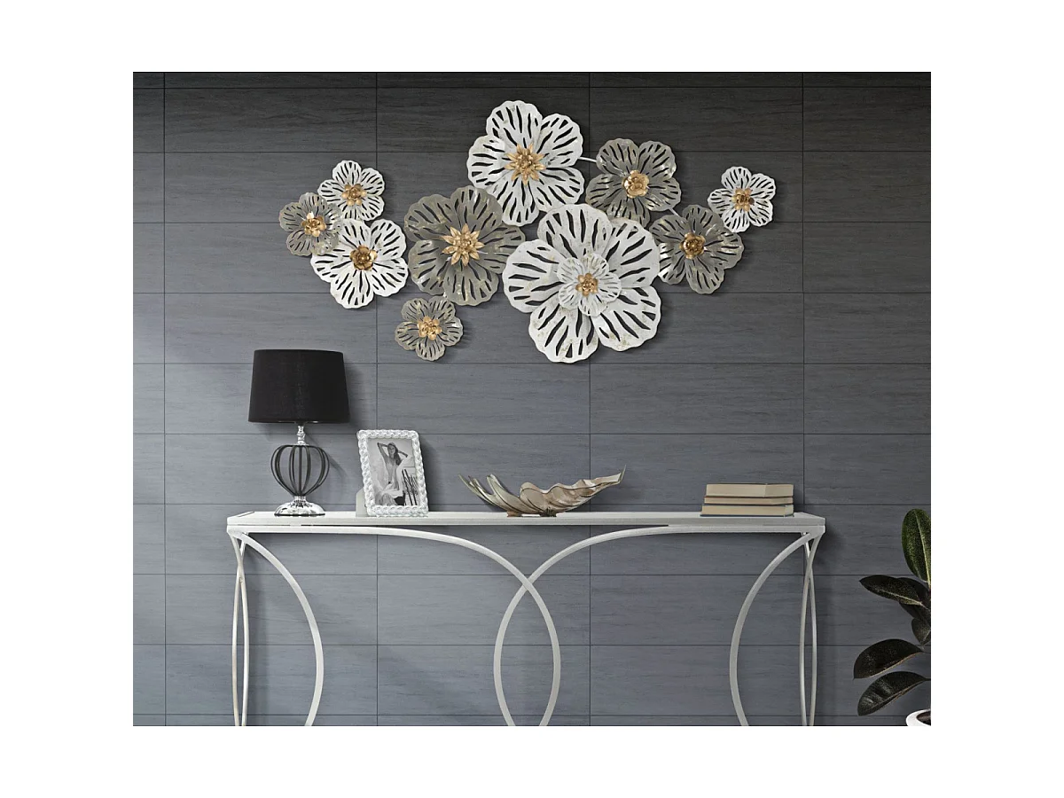 Décoration Murale en Métal "Lory" 140cm Multicolore