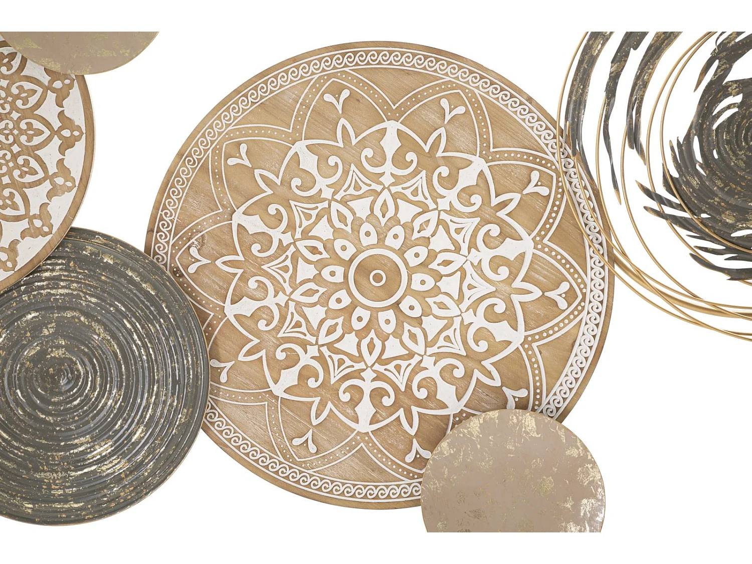 Décoration Murale en Métal "Boho" 167cm Multicolore