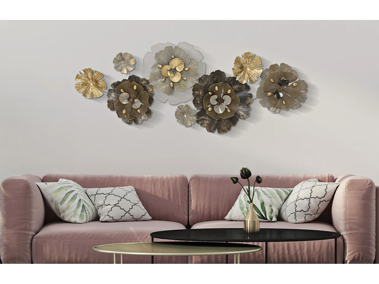 Décoration Murale en Métal "Bungy" 149cm Multicolore