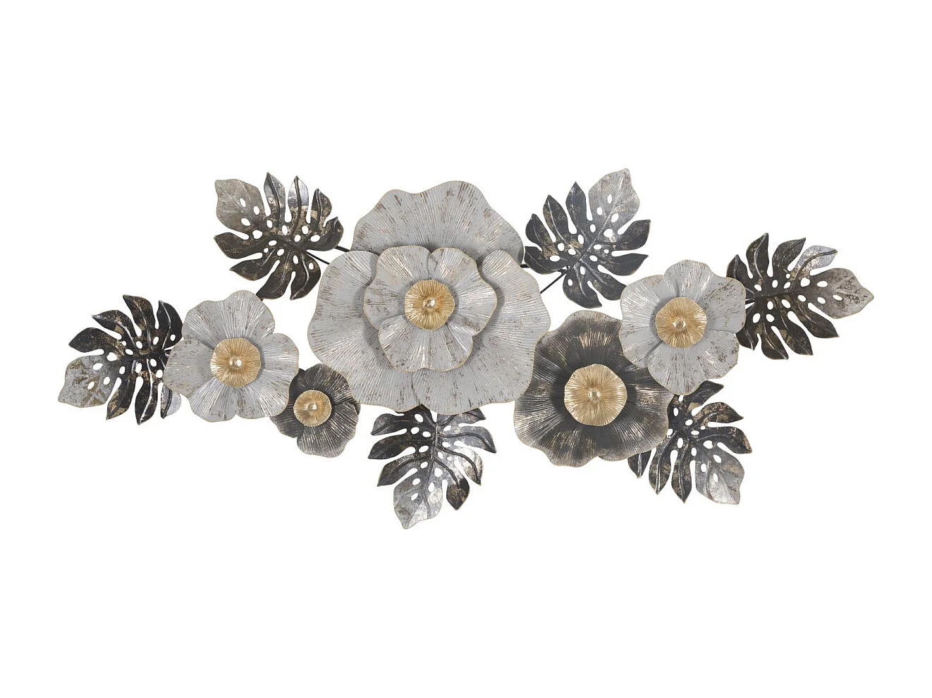 Décoration Murale en Métal "Edy" 152cm Multicolore