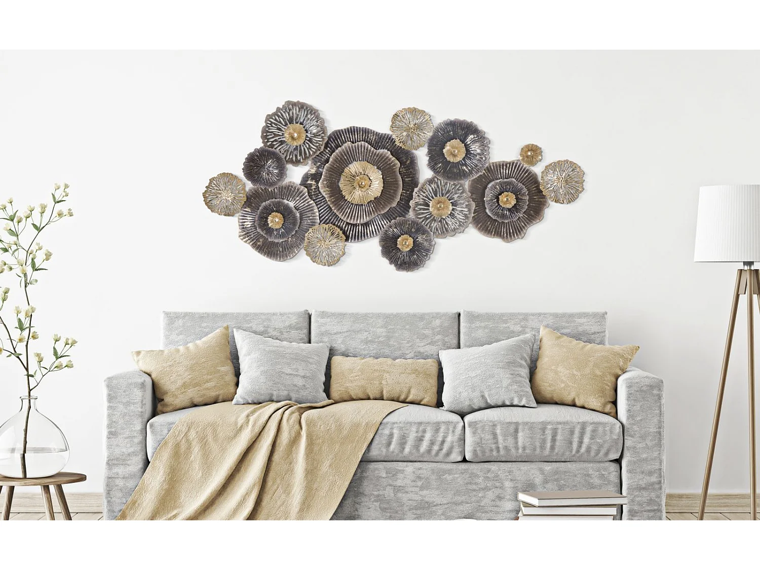 Braunes Eisenpaneel -A- Cm 167,6X7,6X73,5