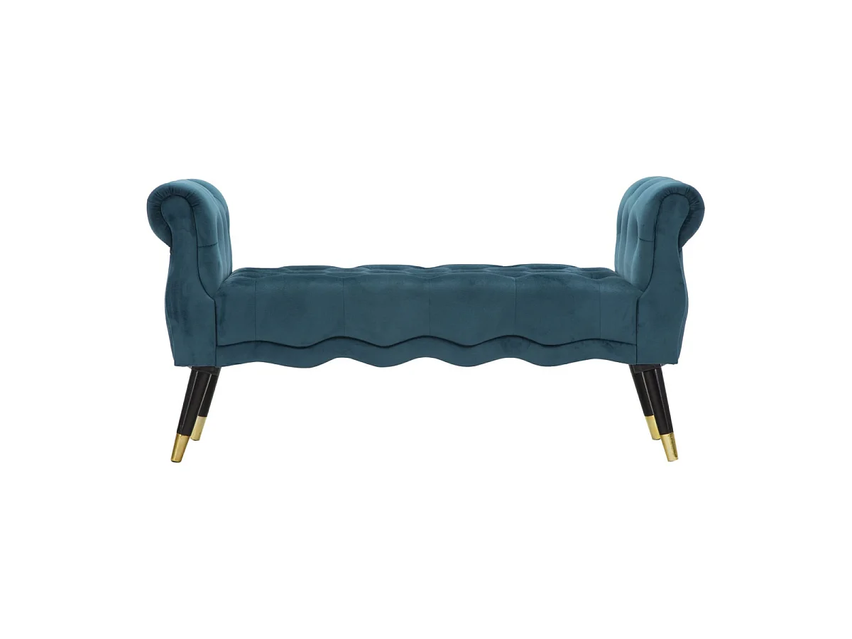 Paris bænk ottan/guld cm 120x40x60