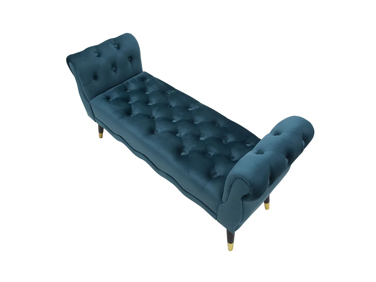Paris bænk ottan/guld cm 120x40x60