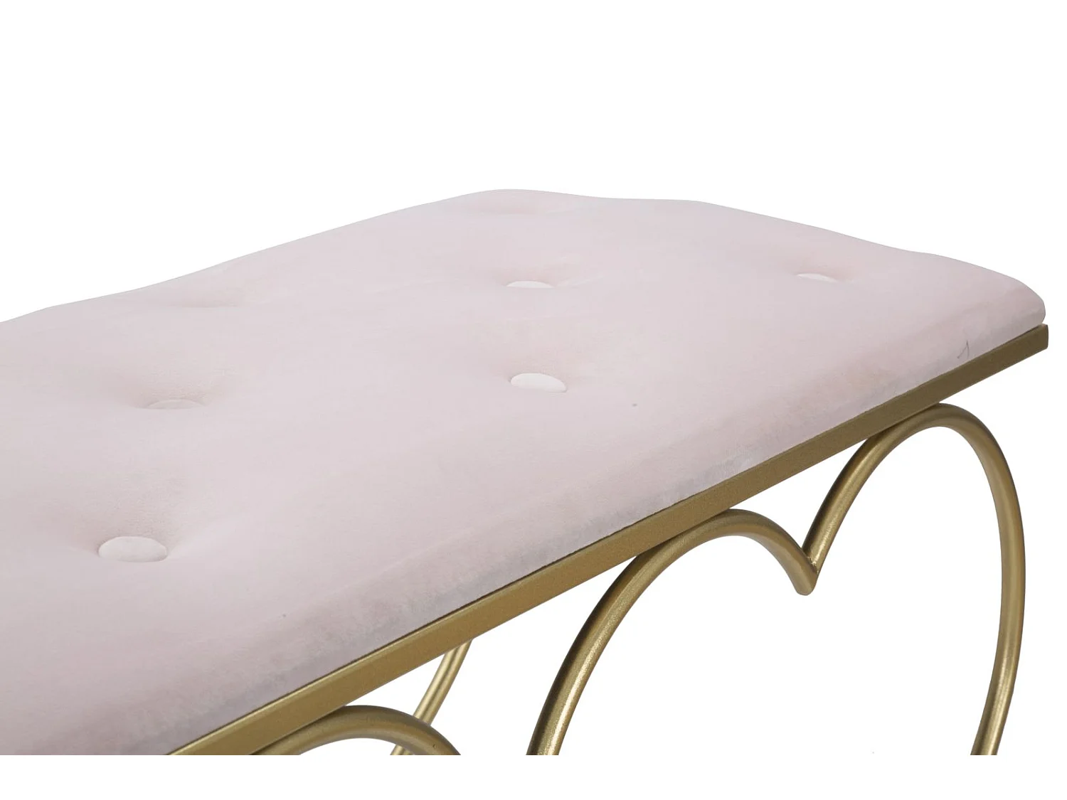 BANCO CORAÇÃO ROSA 105X37,5X51,5 CM