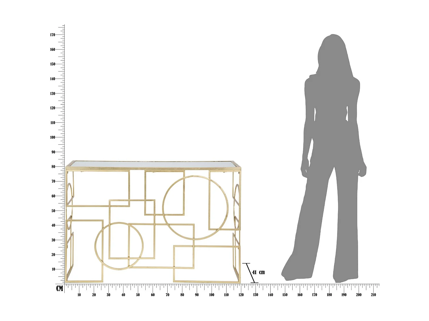 KONSOLE MARIE CM 120X41X81