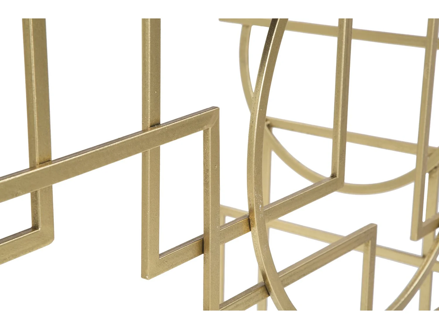 Console en métal plateau en verre Marie 120 x 41 x 81 cm