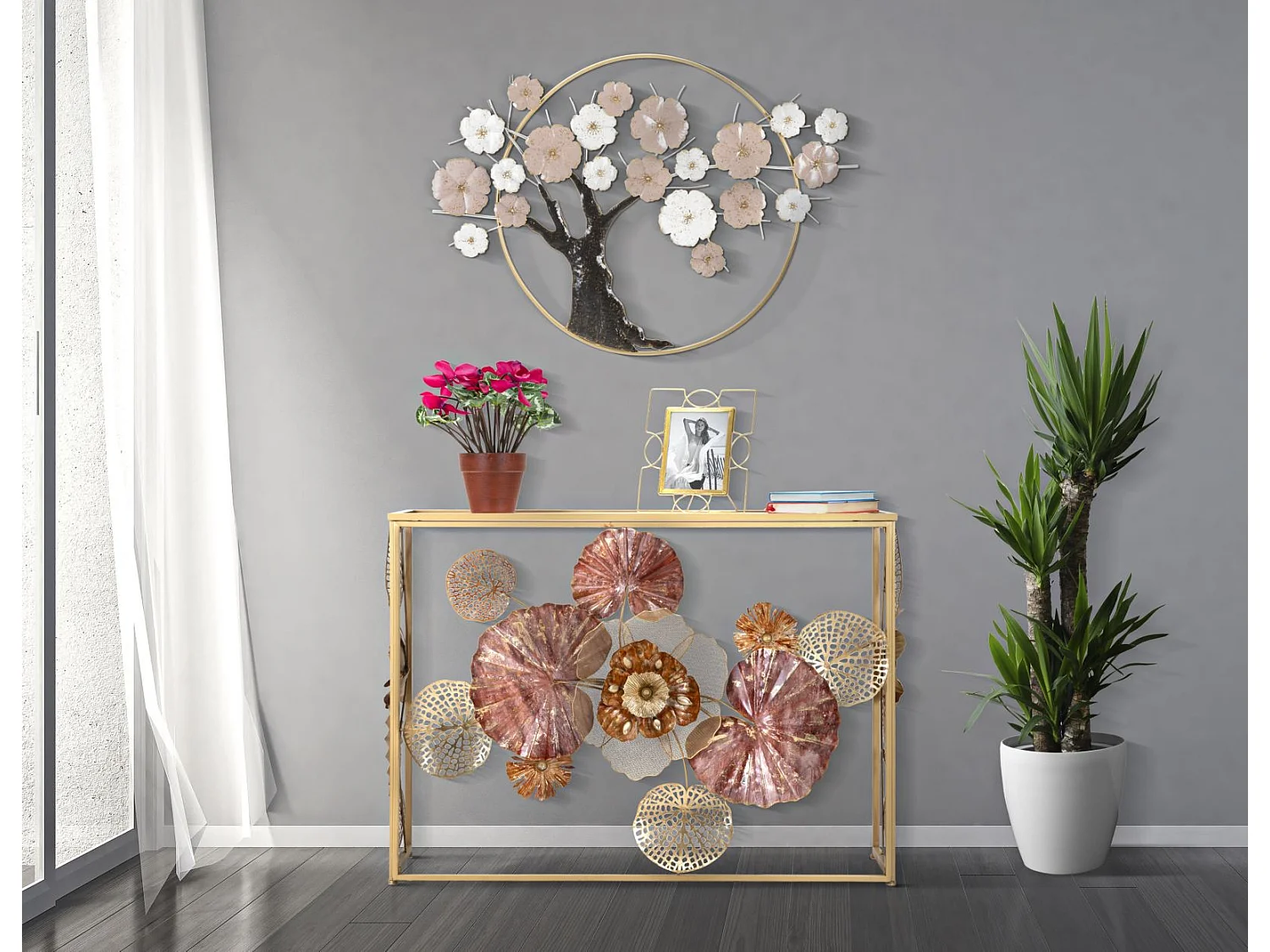 CONSOLA GLAM VERMELHA CM 114X41.5X80