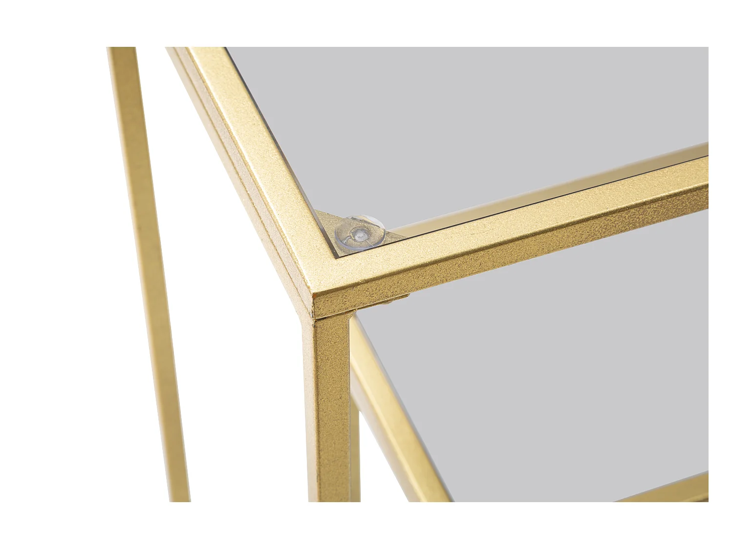 Console Design avec Étagère "Level" 100cm Or