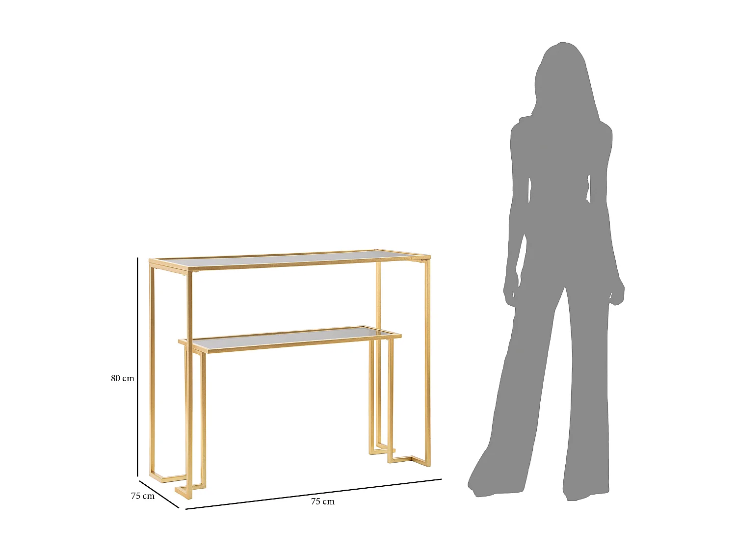 CONSOLE-NIVEAU CM 100X35X80