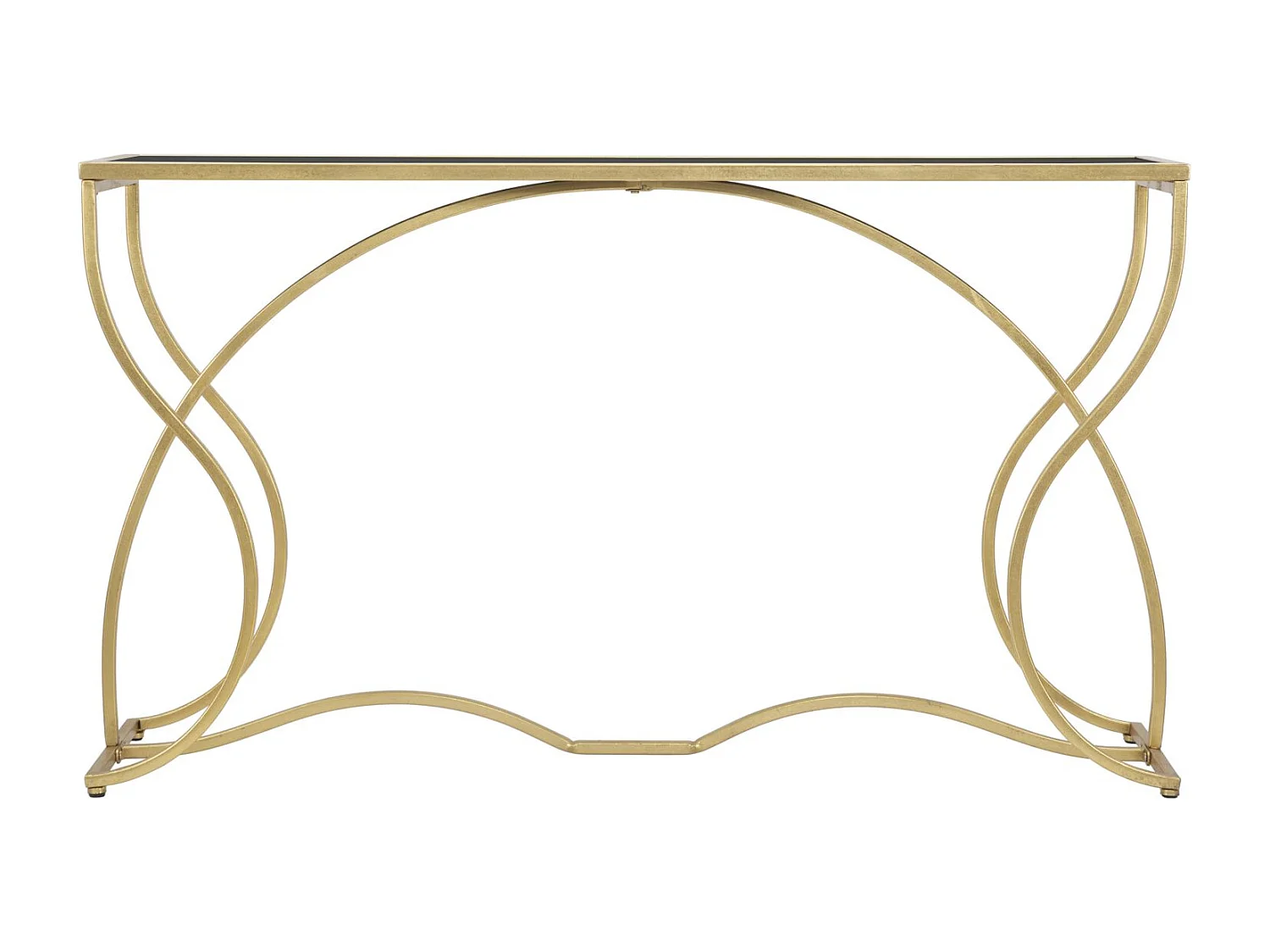 Console Design "Sunshine" 130cm Noir & Or