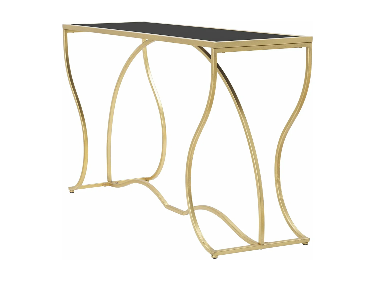 Console Design "Sunshine" 130cm Noir & Or