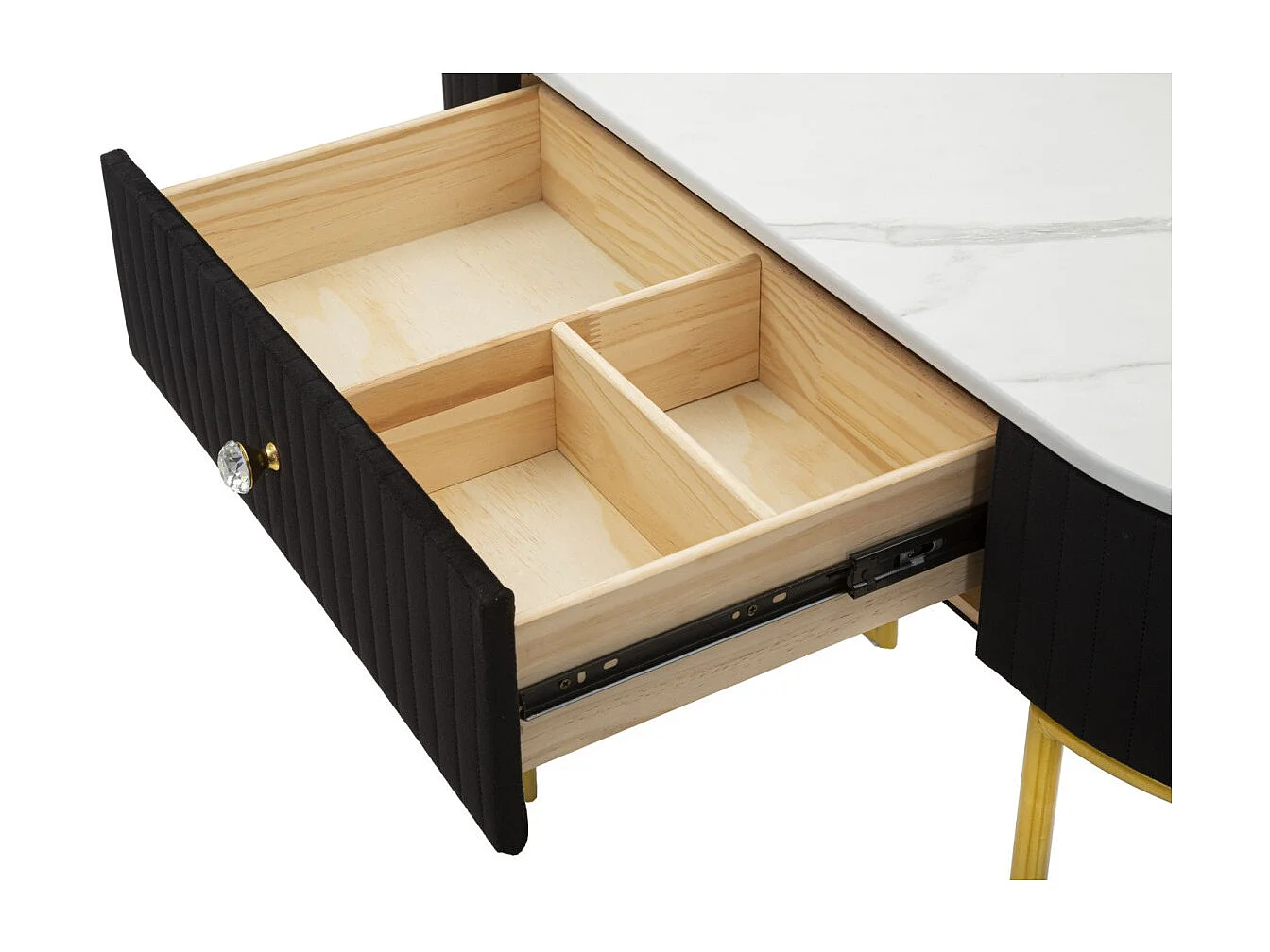 Montpellier Konsole Schwarz Cm 100X43X74