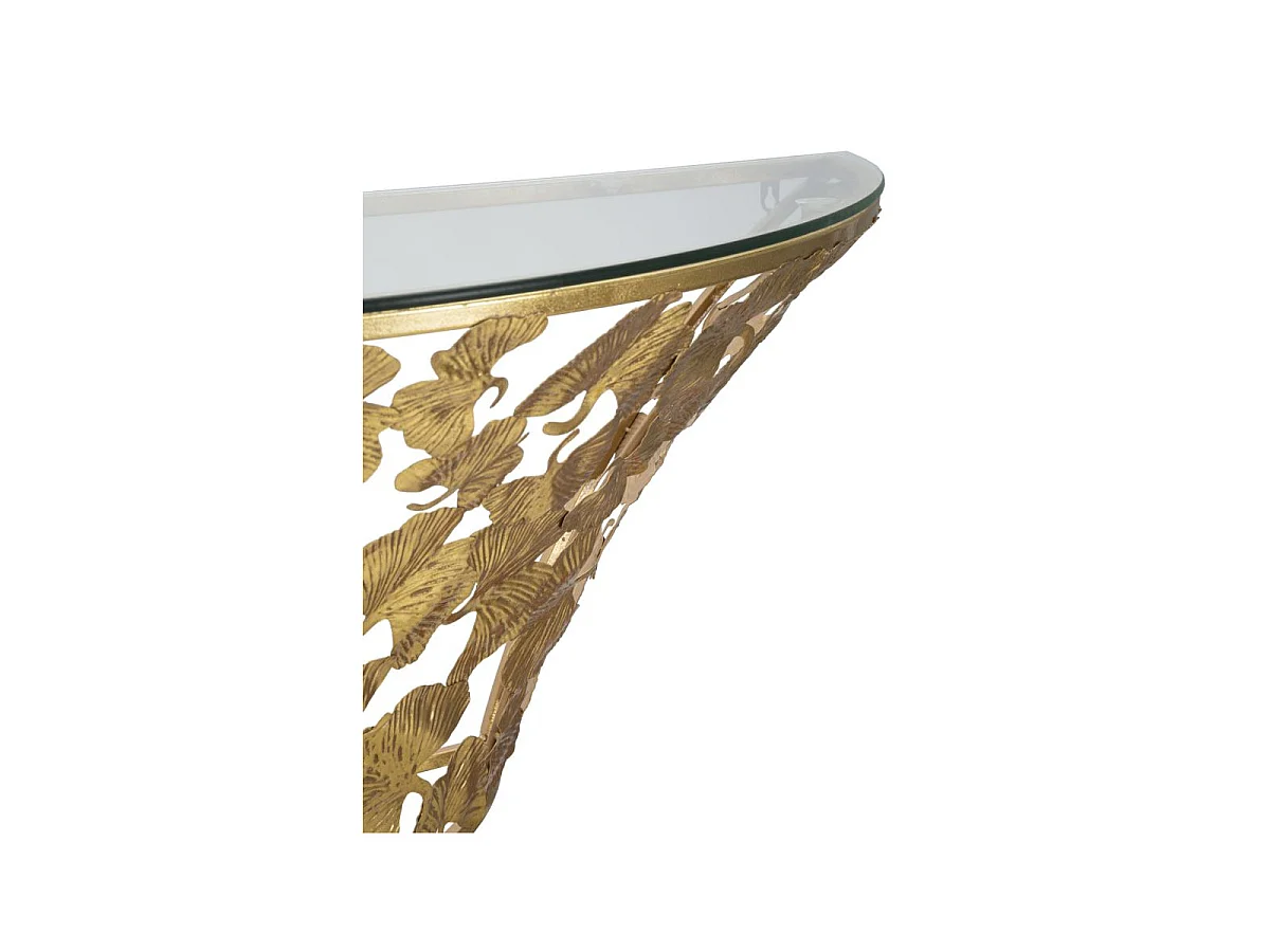 Console Da Muro Foglie Cm 120X40,5X37,2