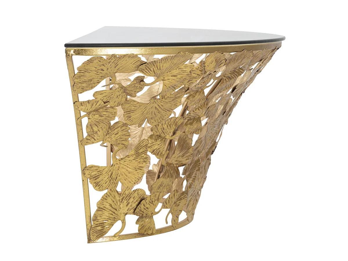 Console Da Muro Foglie Cm 120X40,5X37,2