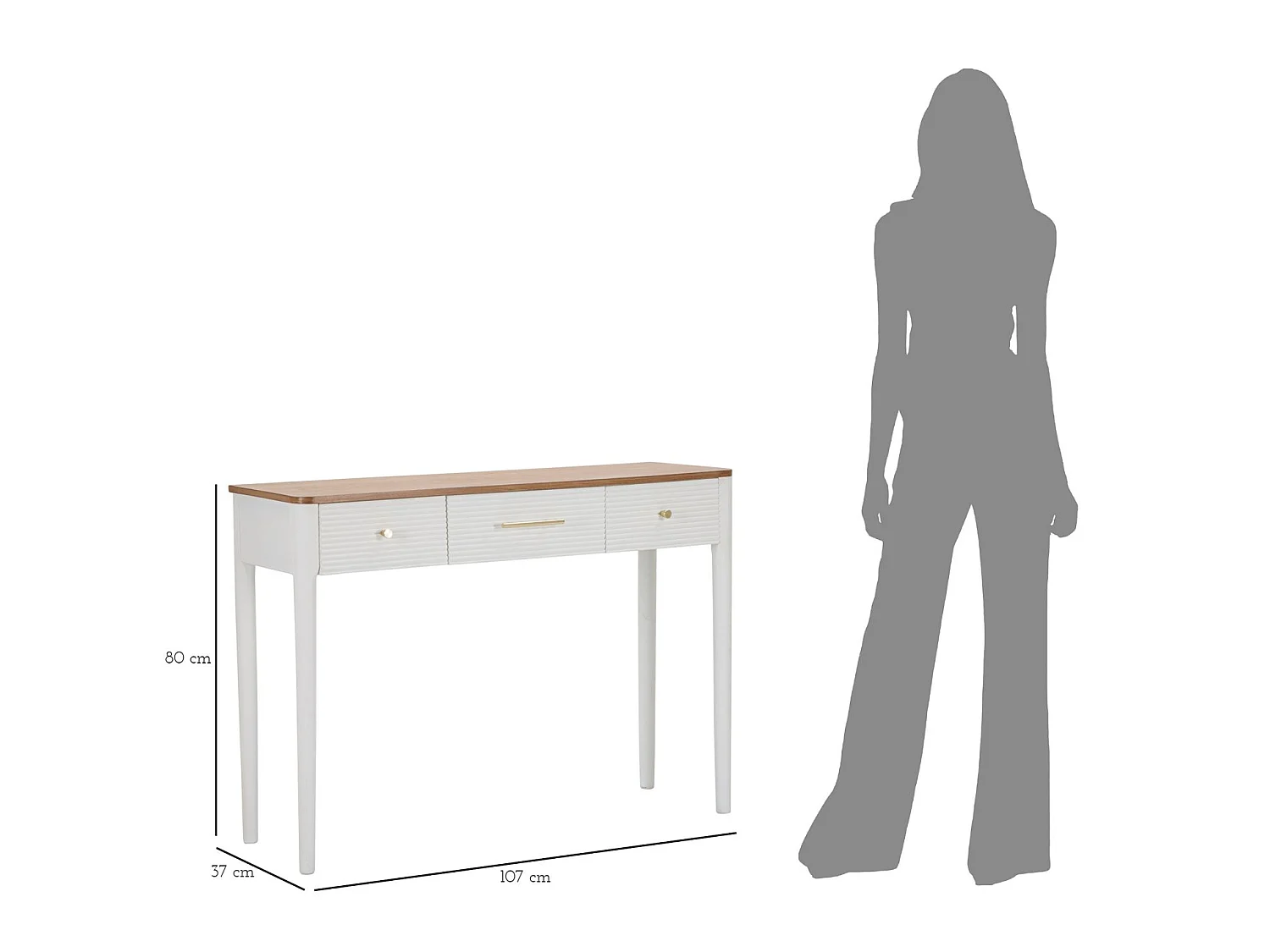 MATERA-CONSOLE CM 107X37X80