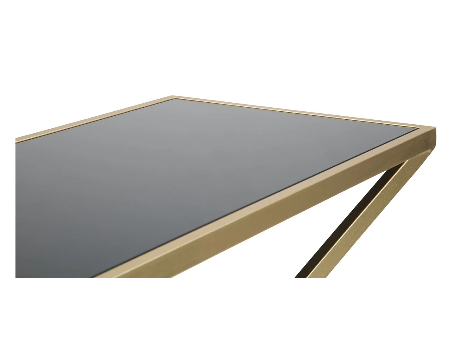 Console Design "Pyramid" 130cm Noir & Or