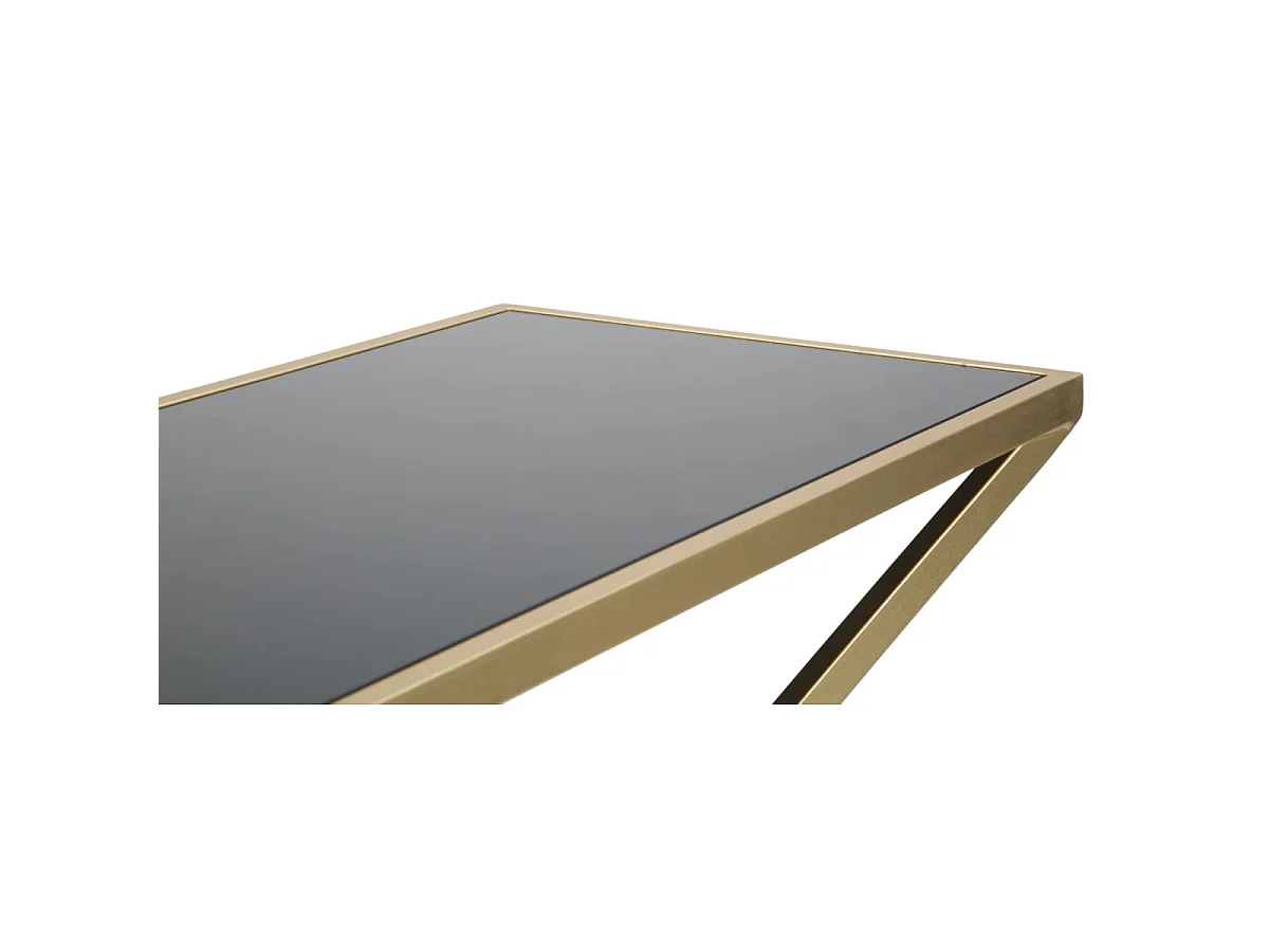 Console Design "Pyramid" 130cm Noir & Or