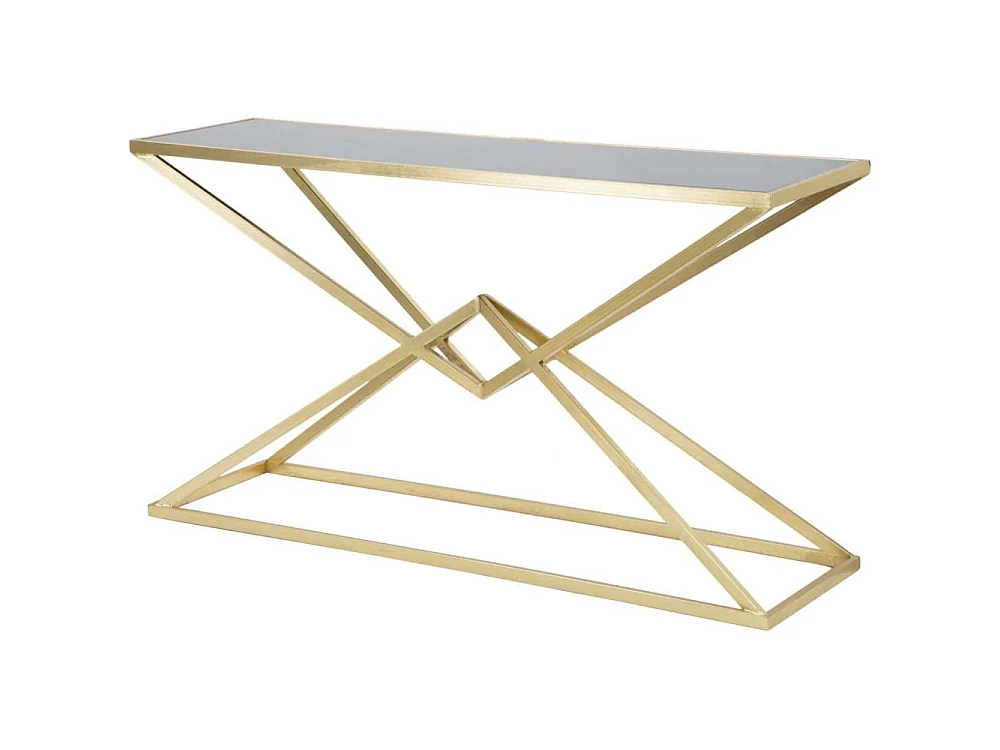 Console Design "Pyramid" 130cm Noir & Or
