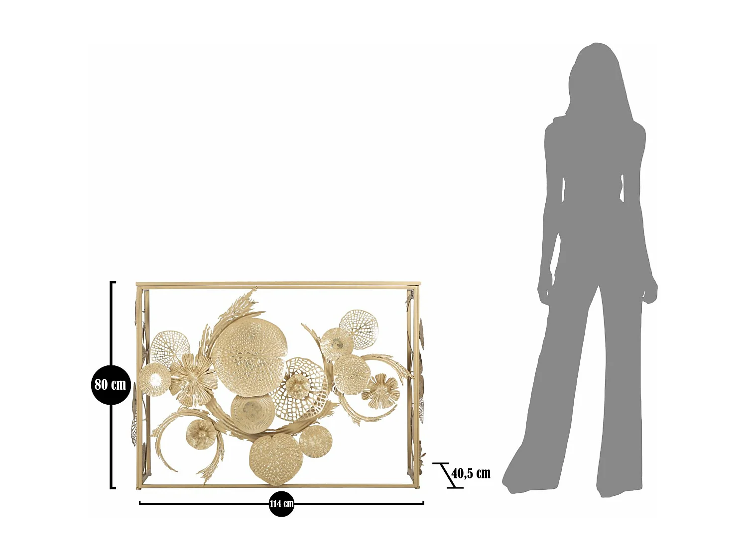 GLAM UNIVERS-KONSOLE CM 114X40,5X80